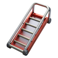 immaculate distinctive Fire escape ladder, metal, emergency exit with Transparent Background png