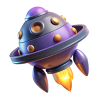 extraordinary inspired Hyper-specific, concept art style isolated cutout of a single, futuristic, sleek spaceship engine, emitting subtle energetic particles with Transparent Background png