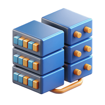 appassionato abbagliante server cremagliera con multiplo server installato con trasparente sfondo raffinato png