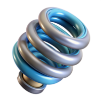 inspired minimalist Hyper-specific, ultra-detailed concept art style biomechanical spring, isolated cutout, professional render with Transparent Background gallery standard png