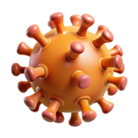 rare geometric Hyper-specific professional render, isolated cutout, single virus particle, scientifically accurate with Transparent Background fine detail png