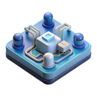 hypnotic nordic Hyper-specific, photorealistic render of a futuristic, flexible circuit board, intricate pathways visible Isolated cutout with Transparent Background refined png