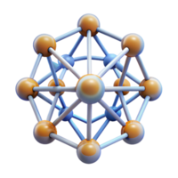 melancholic splendid Concept art style, isolated cutout of a complex, interwoven network of glowing, neural pathways with Transparent Background authentic png
