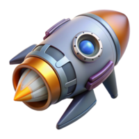 iconic vintage Concept art style, hyper-specific, professional render, isolated cutout of a single, advanced spaceship engine with Transparent Background perfect clarity png