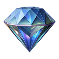 peaceful alluring Photorealistic, ultra-detailed isolated cutout of a single, levitating, faceted diamond with internal refractive light patterns with Transparent Background impeccable png