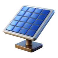 harmonious elegant Modern solar panel array, with Transparent Background studio quality png