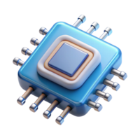 magnífico tropical microchip com intrincado circuitos com transparente fundo magistralmente capturado png
