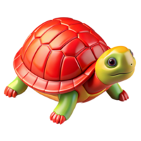 celebrated bohemian Turtle, Red-eared Slider, basking with Transparent Background ultra HD png