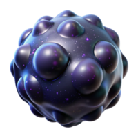 distinctive industrial Professional render, isolated cutout of a hyper-specific dark matter particle, visualized, ultra-detailed, concept art style with Transparent Background genuine png