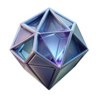 hypnotic unparalleled Hyper-specific concept art style isolated cutout of a single levitating crystal with intricate internal fractures with Transparent Background png