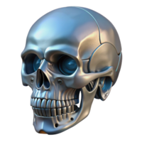 captivating nordic Isolated cutout of a biomechanical skull, concept art style, hyper-specific, ultra-detailed professional render with Transparent Background 8K png