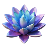 dramatic magnificent Hyper-specific, professional render, concept art style, isolated cutout of a single, crystalline space flower with Transparent Background authentic png
