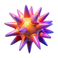 playful breathtaking Concept art style, isolated cutout of a dynamic, exploding supernova rendered with vibrant, abstract colors with Transparent Background museum quality png