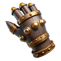 beautiful standout Hyper-specific, professional render of a steampunk cogwheel with intricate teeth and a brass finish Isolated cutout with Transparent Background png