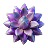 radiant playful abstract Hyper-specific, professional render, concept art style, isolated cutout of a single, crystalline space flower with Transparent Background masterfully captured png