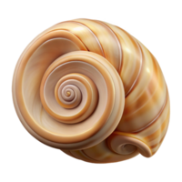 dramatic traditional Ultra-detailed, hyper-specific isolated cutout of a single, perfect spiral seashell with intricate texture and patterns with Transparent Background perfect clarity png
