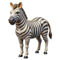 elegant acclaimed Zebra, stripes, unique pattern, with Transparent Background png