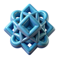 mesmerizing passionate abstract Hyper-specific professional render of an isolated, floating, abstract symbol with intricate geometric patterns Isolated cutout with Transparent Background 4K png