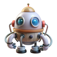 breathtaking signature Concept art style, isolated cutout of a hyper-specific robotic probe, intricate wiring, photorealistic materials, ultra-detailed with Transparent Background png