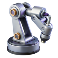 stunning sought-after Ultra-detailed, professional render of a single, futuristic, modular robotic arm segment Isolated cutout with Transparent Background png