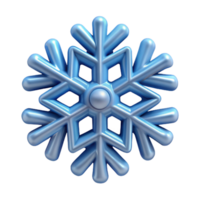 immaculate memorable A single, stylized snowflake icon with intricate details with Transparent Background png