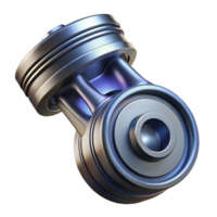 immaculate nostalgic traditional Photorealistic, professional render, hyper-specific biomechanical piston, ultra-detailed, isolated cutout with Transparent Background high resolution png