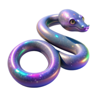 enchanting abstract Concept art style, hyper-specific, isolated cutout of a single stylized cosmic serpent, scales shimmering with iridescent nebulae with Transparent Background flawless png