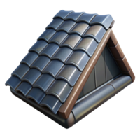 sought-after nordic Photorealistic, ultra-detailed, isolated cutout of a single, slate roof shingle Hyper-specific texture and color with Transparent Background premium png
