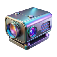 glorious renaissance Photorealistic, ultra-detailed, professional render, isolated cutout of a futuristic, holographic projector emitting a complex pattern with Transparent Background top-tier png