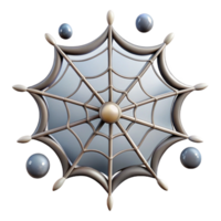 inspired impressionist Ultra-detailed isolated cutout of a hyper-specific photorealistic spider web, intricate silk threads, dew drops, with Transparent Background detailed png