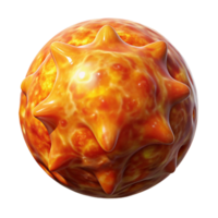 wonderful bold contemporary Hyper-specific, photorealistic professional render of a single, dying star, emitting solar flares with Transparent Background studio quality png