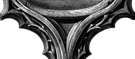 Gothic throne design with bone elements for intricate art and decor concepts. vector