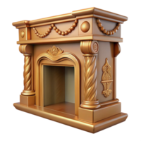 mesmerizing sought-after Georgian fireplace mantel, carved wood, with Transparent Background png
