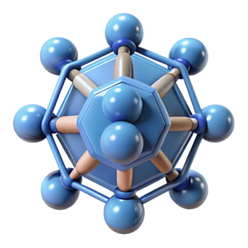 memorable traditional Hyper-specific concept art style render of a nanobot swarm forming a complex geometric shape, isolated cutout with Transparent Background masterfully captured png