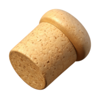 stunning melancholic gothic Professional render of a single cork, hyper-specific, isolated cutout with Transparent Background gallery standard png