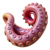 distinguished abstract Hyper-specific, photorealistic, professional render of a biomechanical octopus tentacle sucker, isolated cutout Ultra-detailed with Transparent Background sharp png