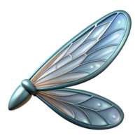 breathtaking dramatic artistic Isolated cutout, concept art style, biomechanical dragonfly wing, ultra-detailed, professional render with Transparent Background authentic png