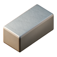 serene bohemian Hyper-specific, professional render of a single, concrete brick, standard size with Transparent Background ultra HD png