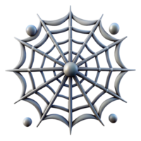 harmonious vibrant Ultra-detailed isolated cutout of a hyper-specific photorealistic spider web, intricate silk threads, dew drops, with Transparent Background genuine png