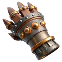 ethereal dazzling Hyper-specific, professional render of a steampunk cogwheel with intricate teeth and a brass finish Isolated cutout with Transparent Background impeccable png