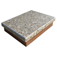 striking nostalgic renaissance Granite countertop slab, with Transparent Background high resolution png