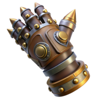 iconic modern Hyper-specific, professional render of a steampunk cogwheel with intricate teeth and a brass finish Isolated cutout with Transparent Background detailed png