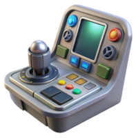 pristine melancholic bohemian Spaceship cockpit control panel, buttons and dials, illuminated display with Transparent Background detailed png