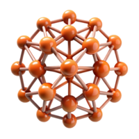 peaceful spectacular Hyper-specific concept art style isolated cutout of a single intricate network of interconnected neurons with Transparent Background fine detail png
