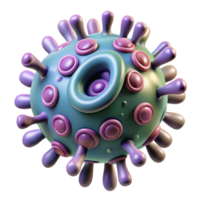 sumptuous sought-after Isolated cutout, concept art style, biomechanical bacterial flagellum, ultra-detailed, professional render with Transparent Background png