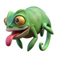 distinguished avant-garde Hyper-specific professional render of an isolated cutout single chameleon Chamaeleonidae tongue, extended, with Transparent Background handcrafted png