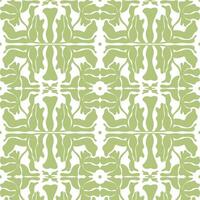 Tropical Leaf Seamless Pattern Symmetrical Green Botanical Nature Design vector