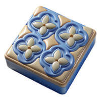 gorgeous celebrated Ceramic tile, patterned, bathroom design with Transparent Background png