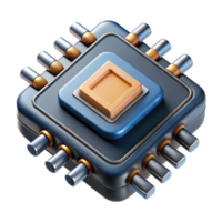 exquisite harmonious industrial Ultra-detailed, professional render, isolated cutout, photorealistic biomechanical processor, hyper-specific with Transparent Background flawless png