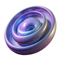 impressive baroque A floating, abstract spiral galaxy, with Transparent Background exclusive png